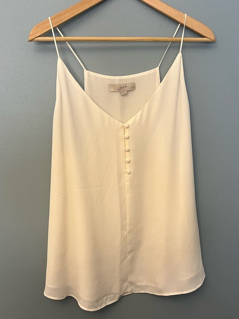 LOFT Camisole with Covered Buttons